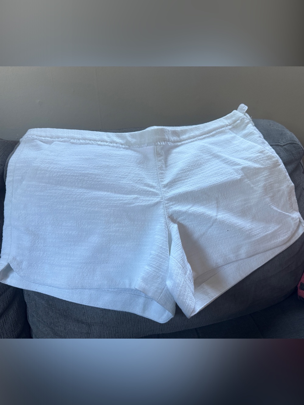 Lilly Pulitzer White Textured Casual Shorts